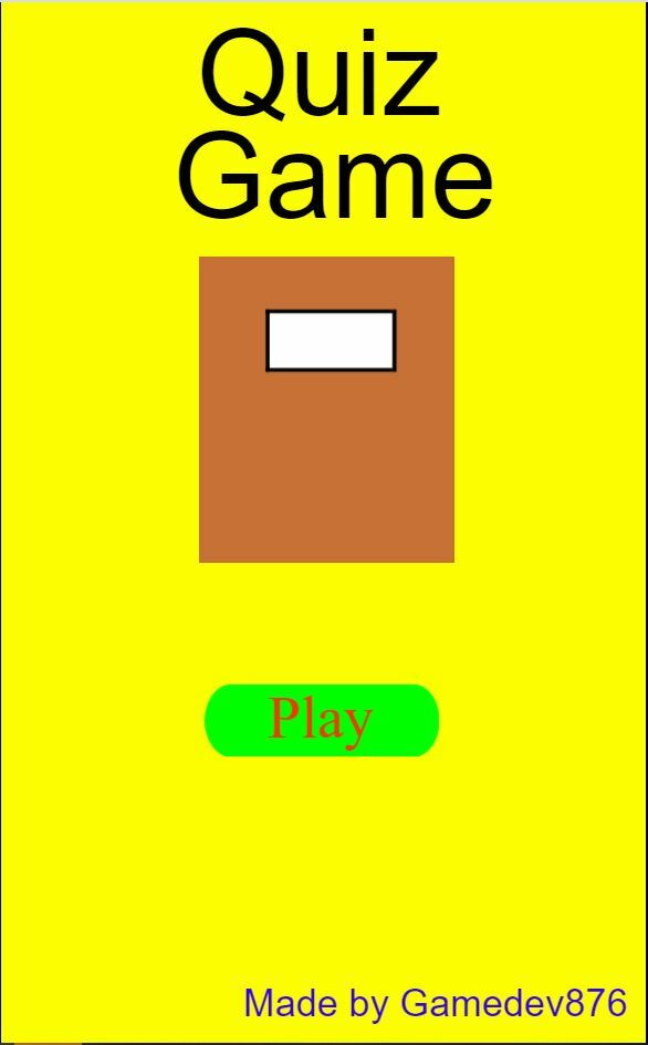Quiz game 0.3