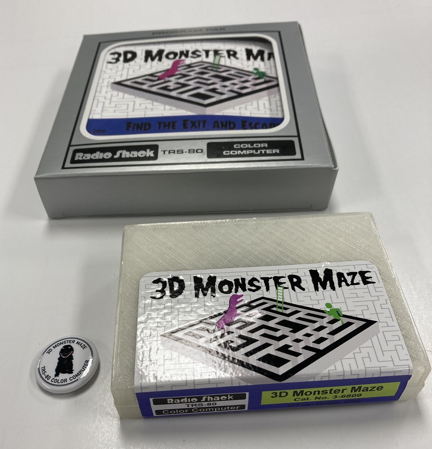 3d Monster Maze (TRS-80 Color Computer)