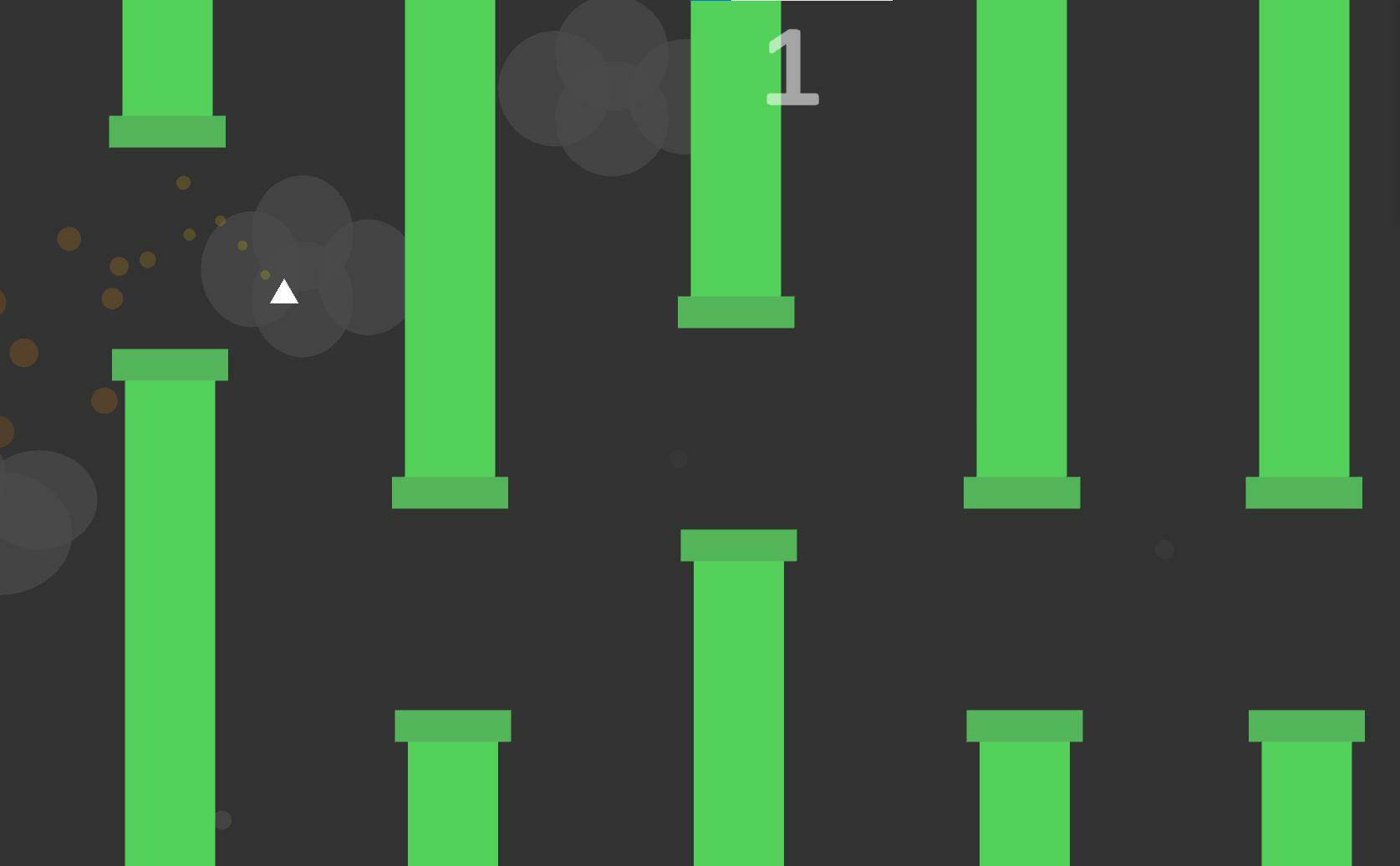 Flappy Triangular Shape