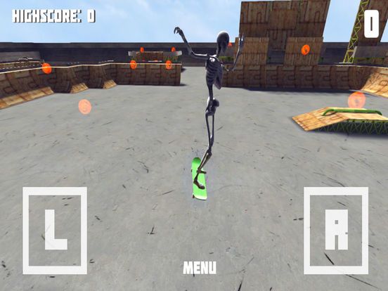 Skeleton Skate Pro - Wacky Skateboard Game!