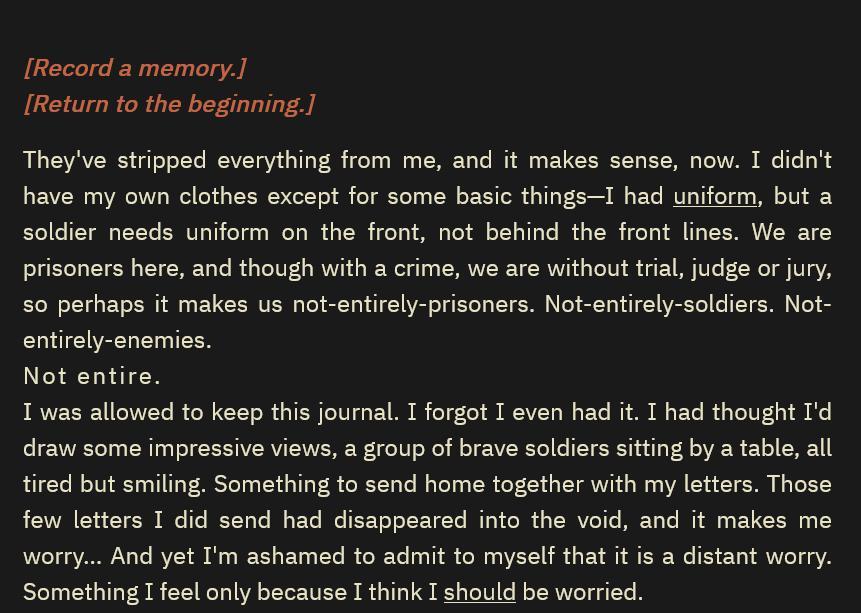 Mars: War Logs — an interactive fiction retelling