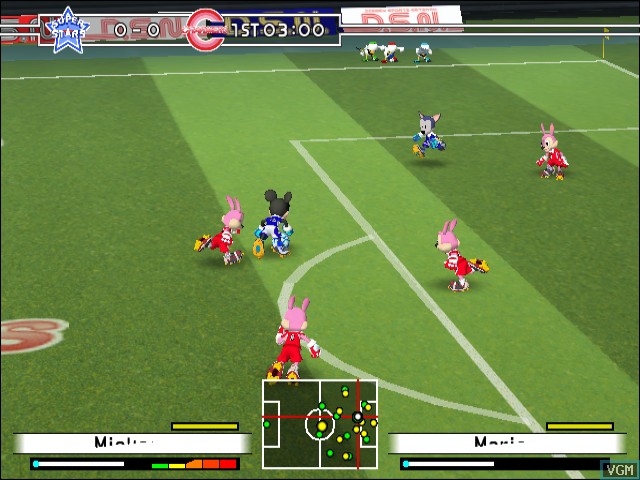 Disney Sports Football gameplay visual