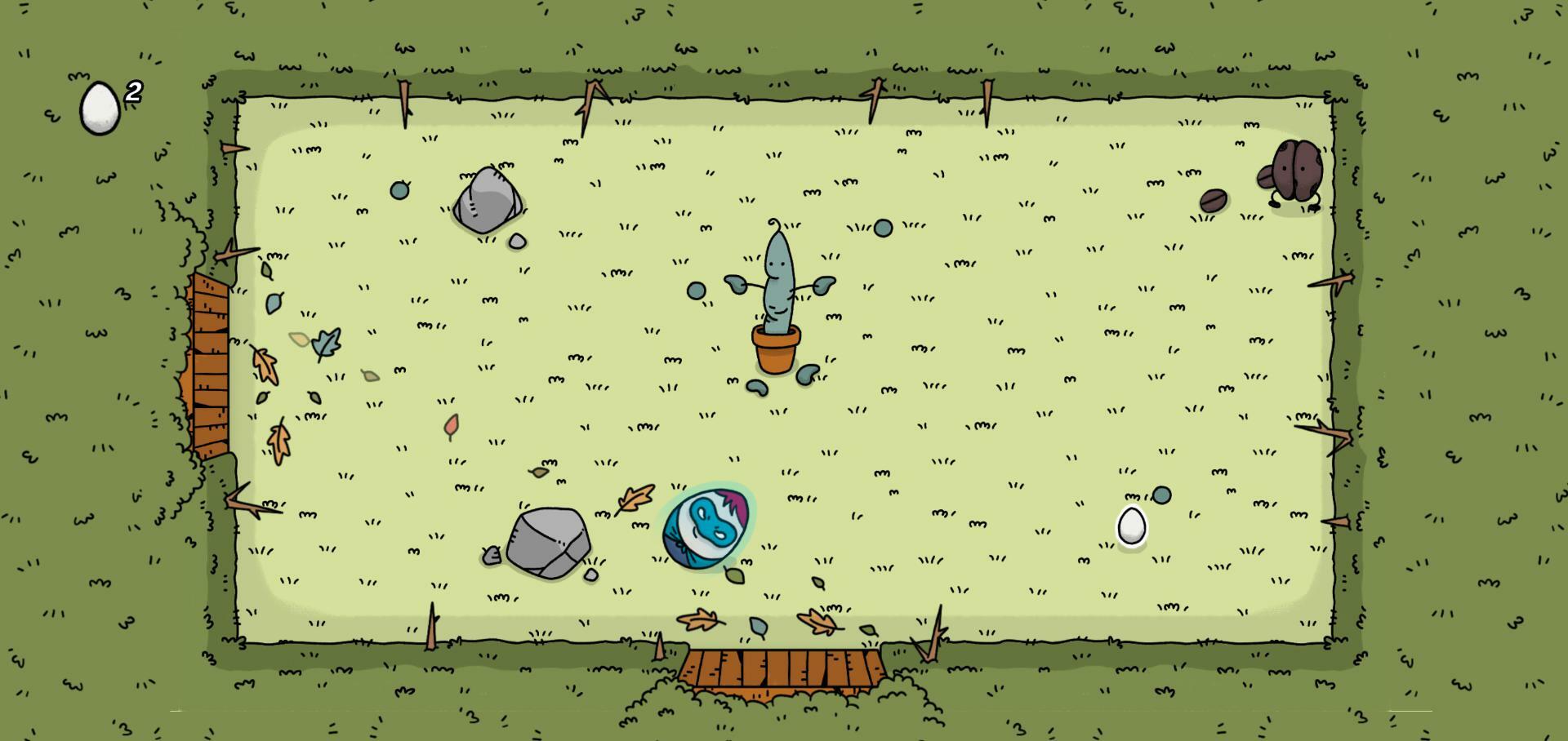 Eggs, Beans, and Leaves