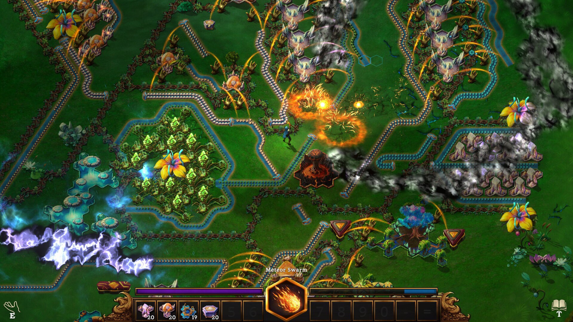 MoteMancer gameplay visual