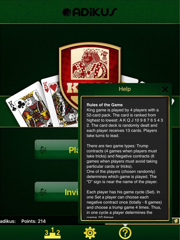 King - Classic card game