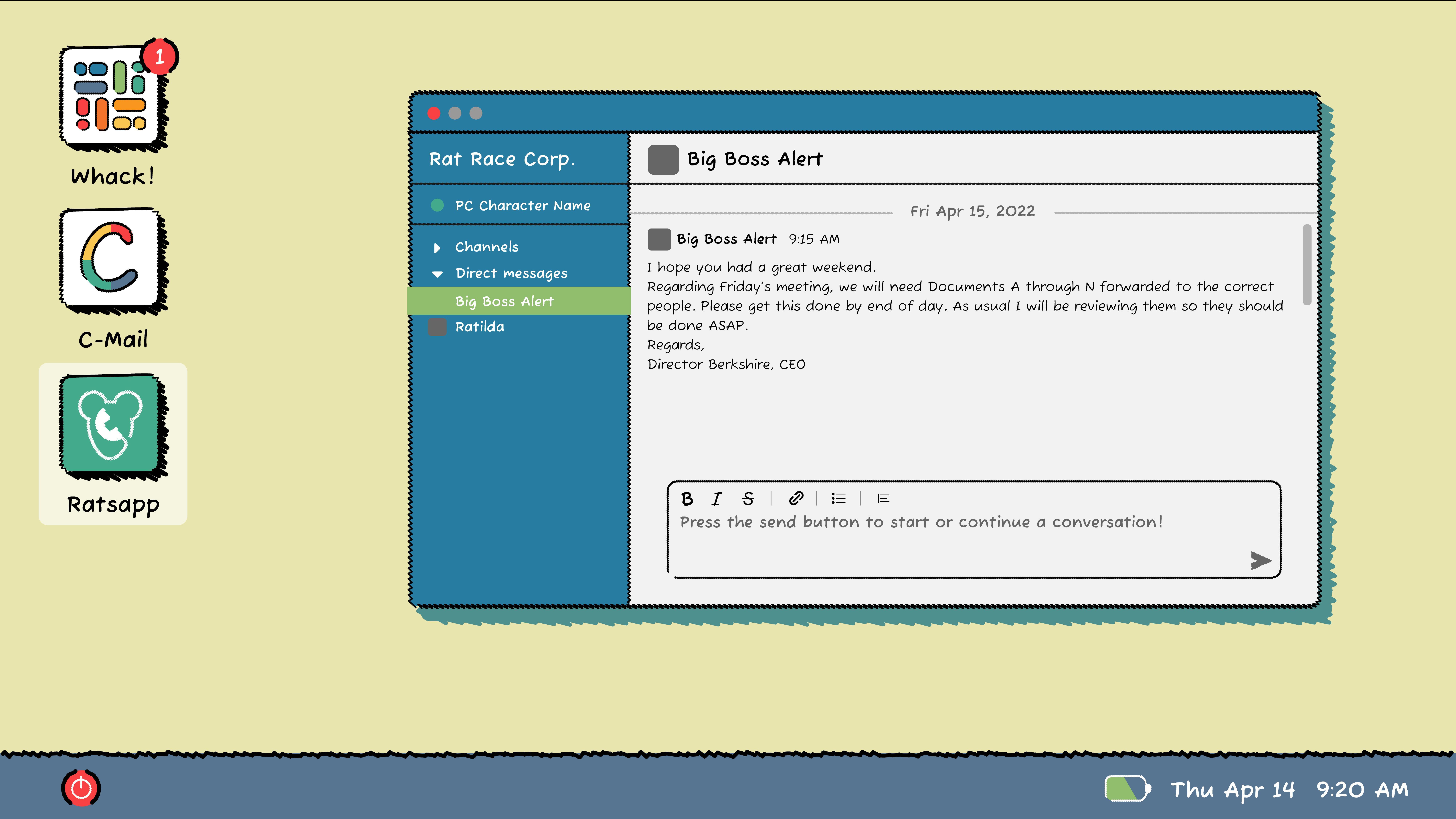 Rat Race (itch) (BreakerHale, Prometheousl, gsrishti)