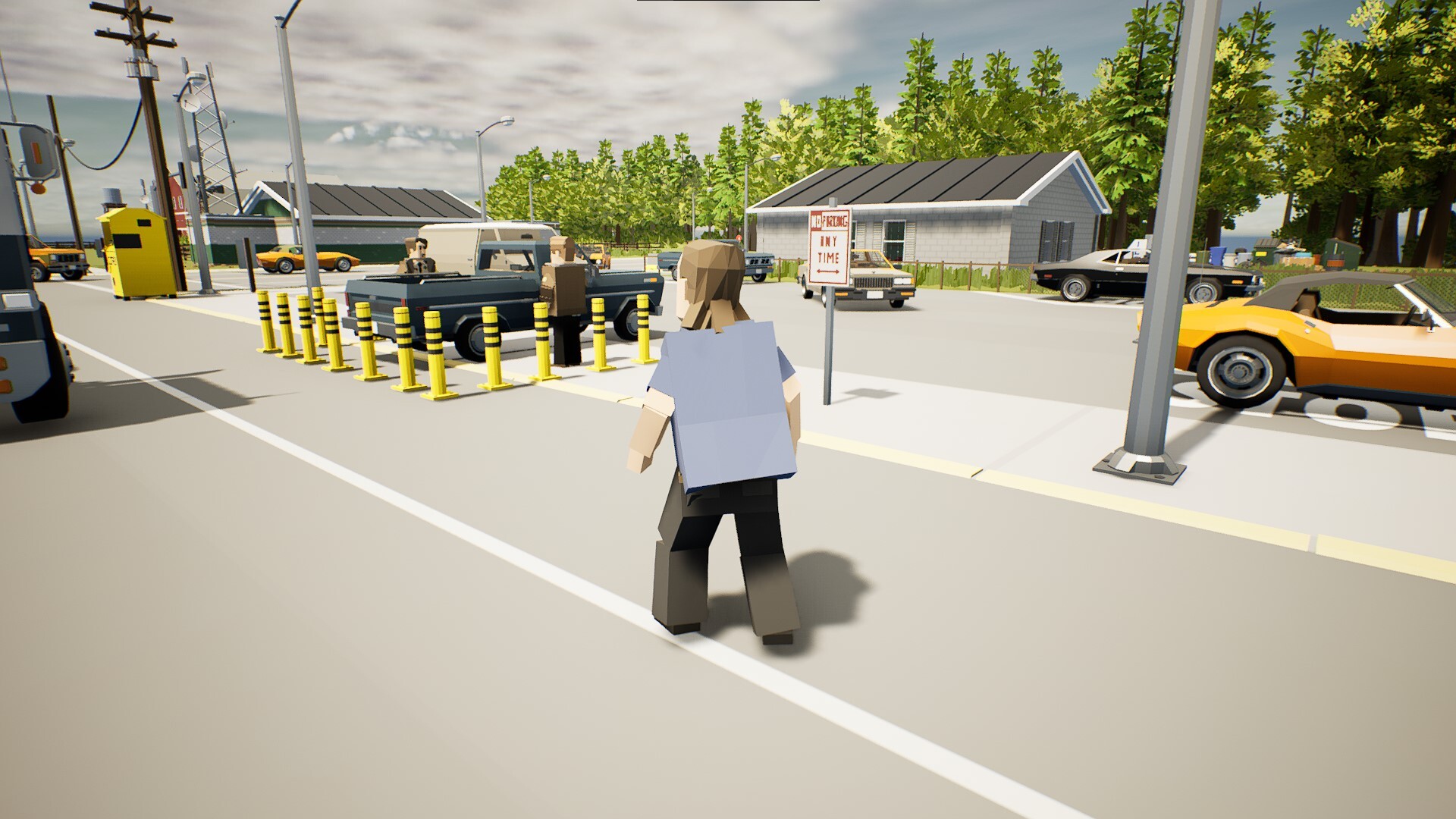 Low Poly Town (Unreal Engine)