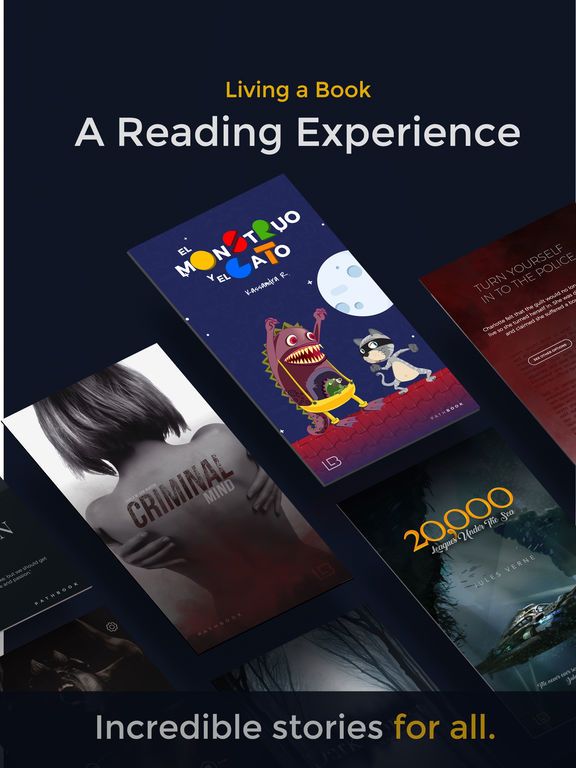 Living a Book - Pathbooks Interactive story books