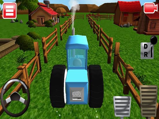 Crazy Farm Tractor Parking Sim-ulator