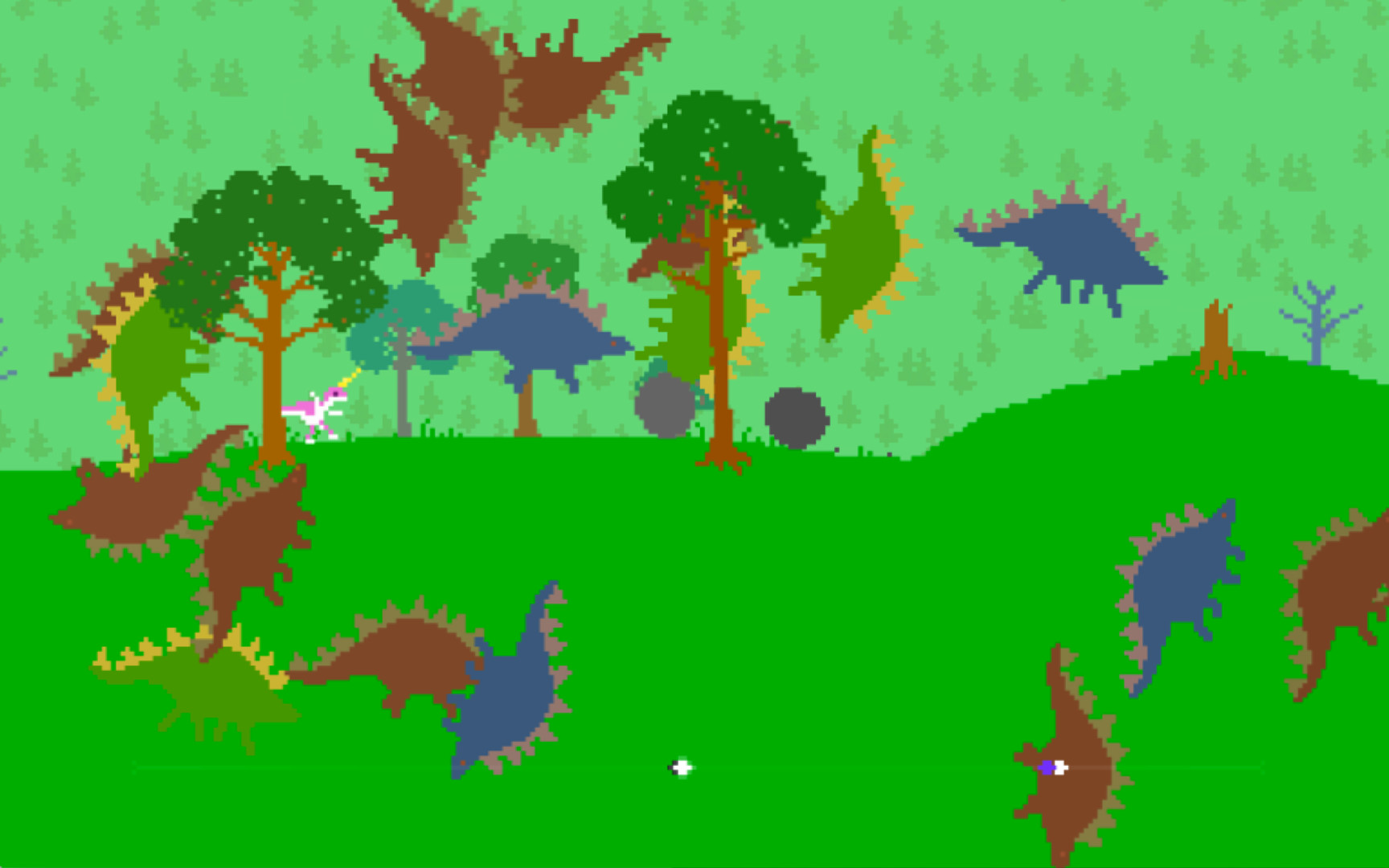 Dino Run 2  Pixel art background, Pixel art, Dinos