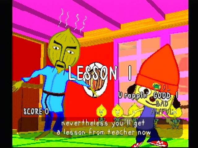 PaRappa the Rapper - Screenshot