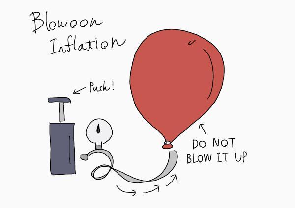 Blowoon Inflation