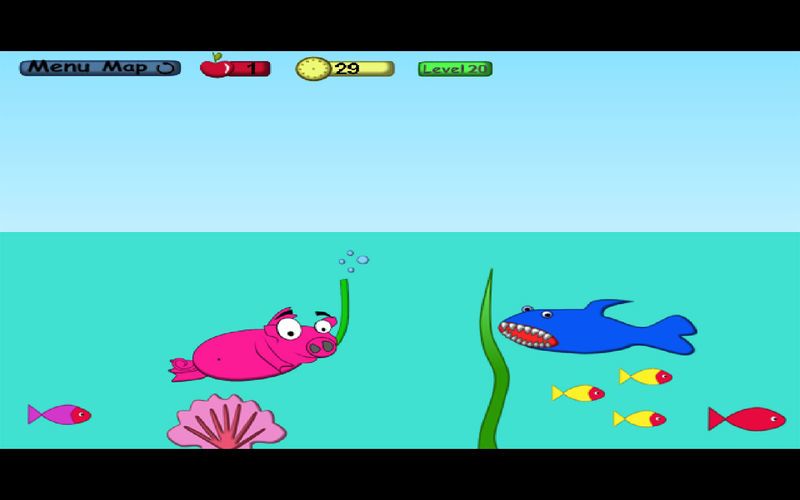 Tireless pig adventure game