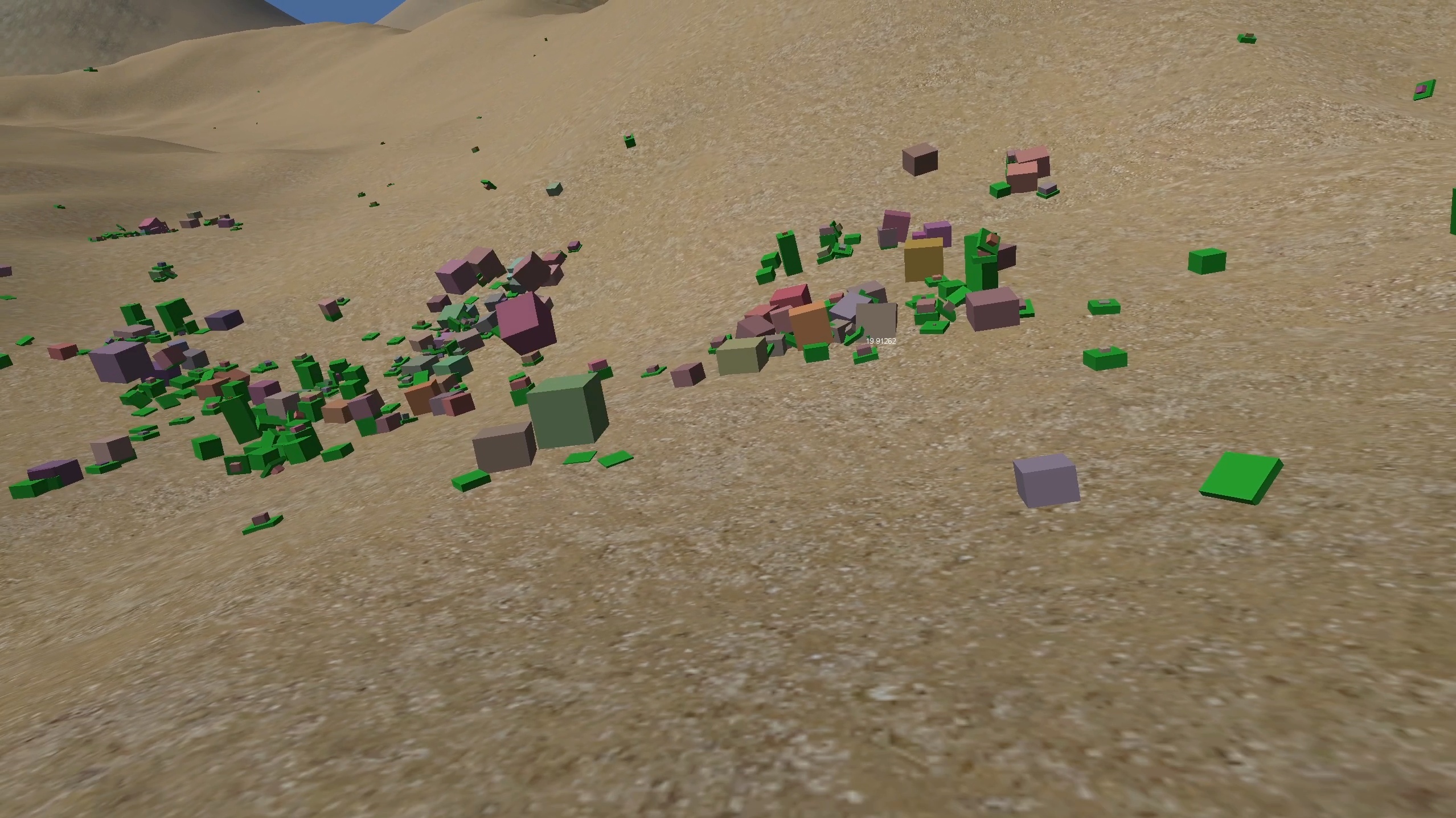 Alien Plants v1: Evolution simulation