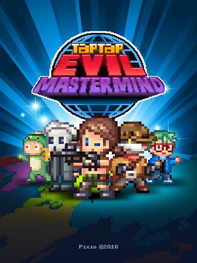 Tap Tap Evil Mastermind - Pixel Idle Clicker