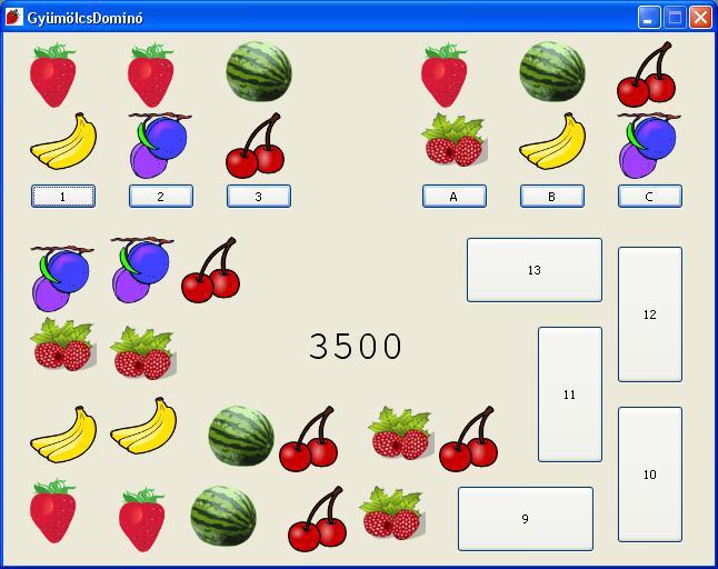 GyümölcsDominó