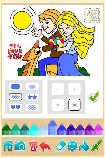 Coloring game for girls and women