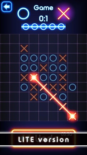 Tic Tac Toe glow - Free Puzzle Game