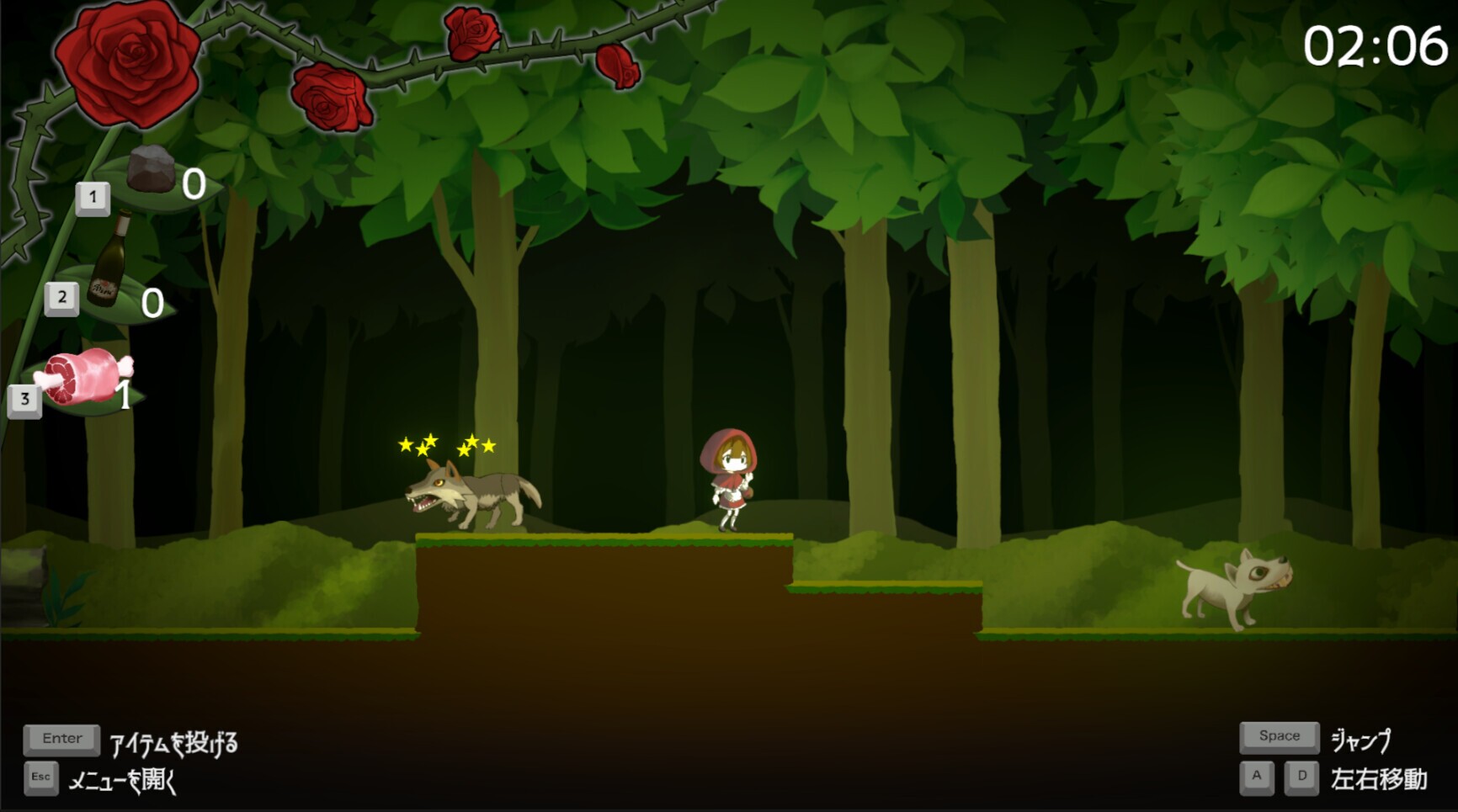 赤ずきんちゃんのお見舞い