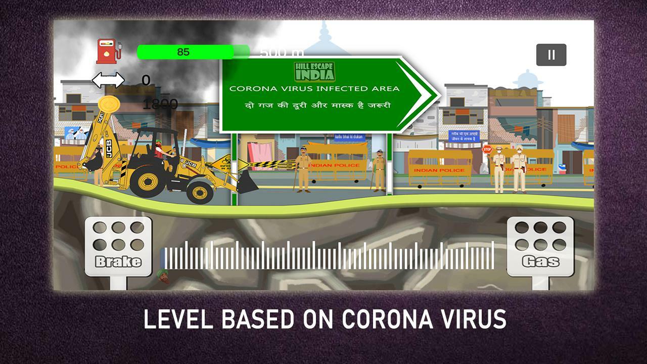 Hills Escape India - 2d Racing Game