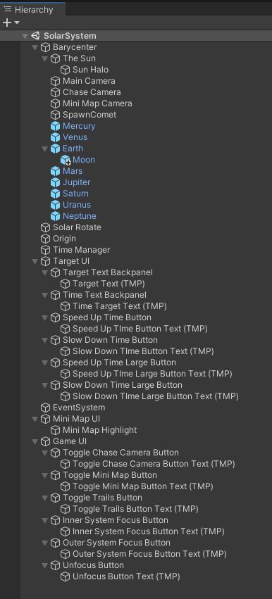 CAS 117 Project 1 - Solar System
