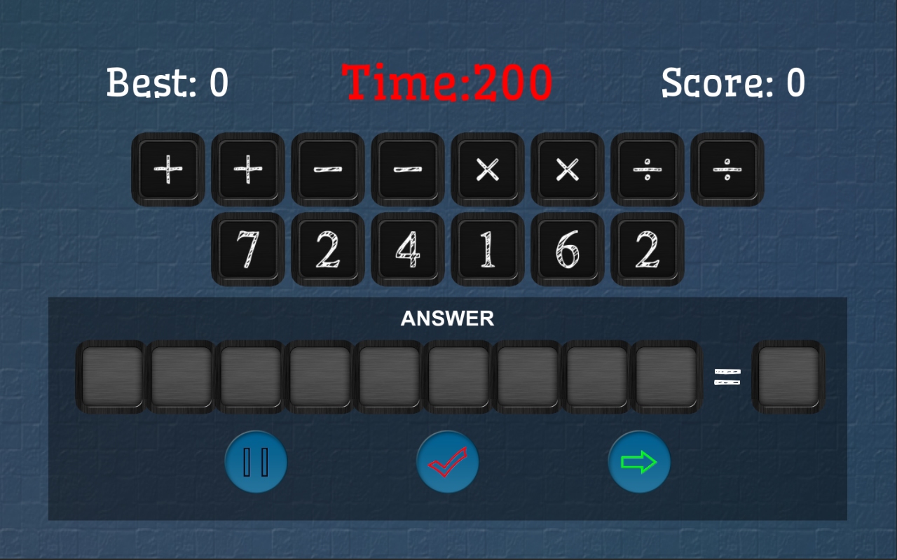 Math Game (456 Digits Math)