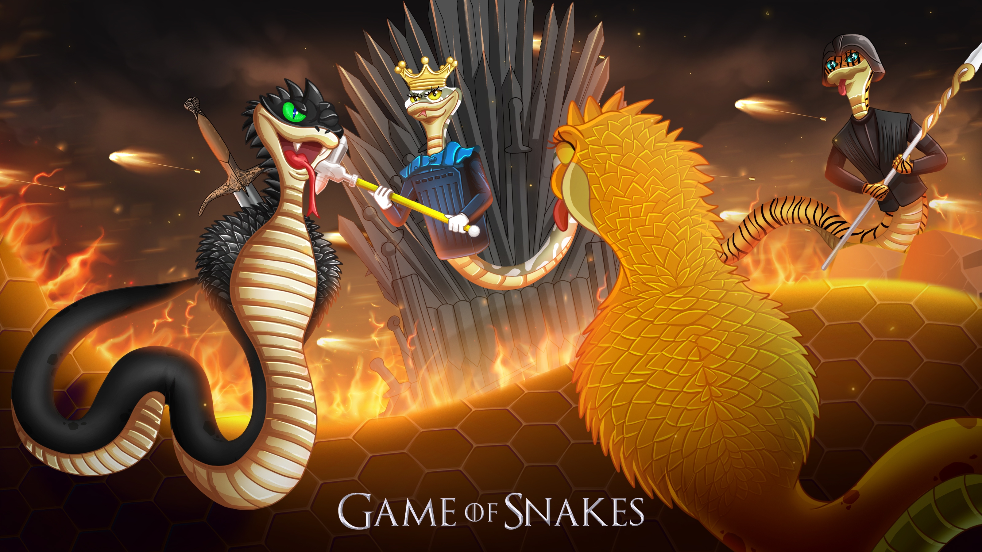 Huge sharp mythical snake like recorded. Huge sharp mythical snake like recorded