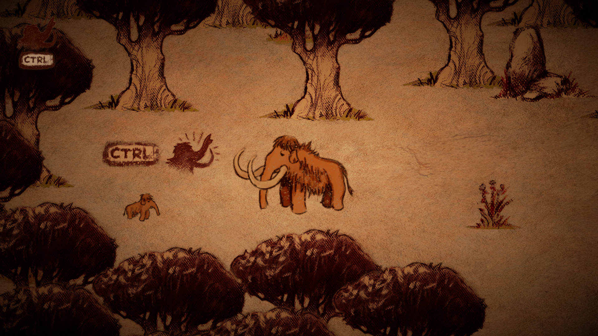 The Mammoth: A Cave Painting