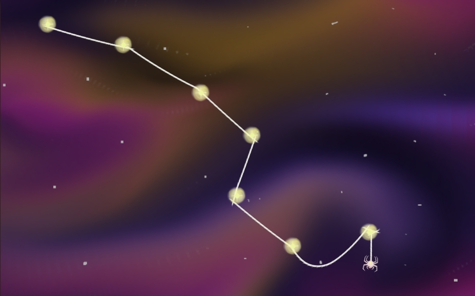 Spider Spins a Star Sign