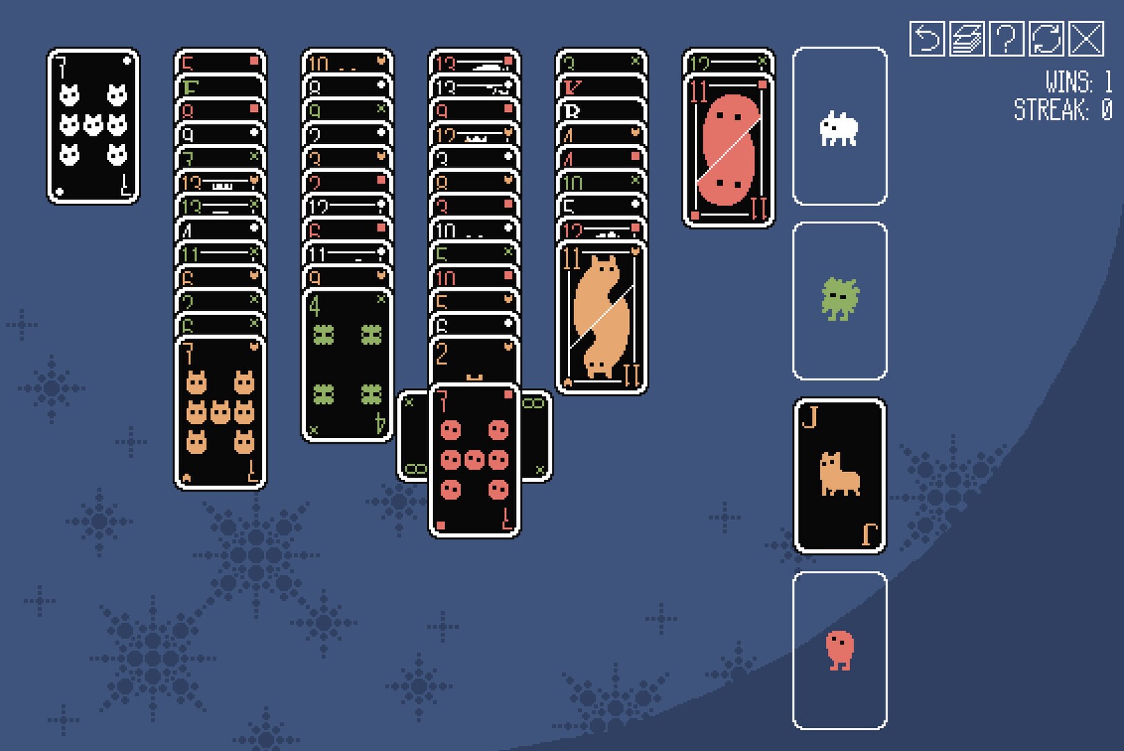 A Solitaire Mystery gameplay visual
