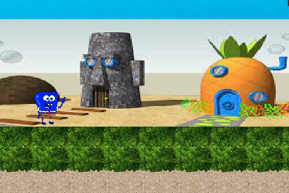 SpongeMan SquareTrousers Battle For Bikini Ass Dehydrated