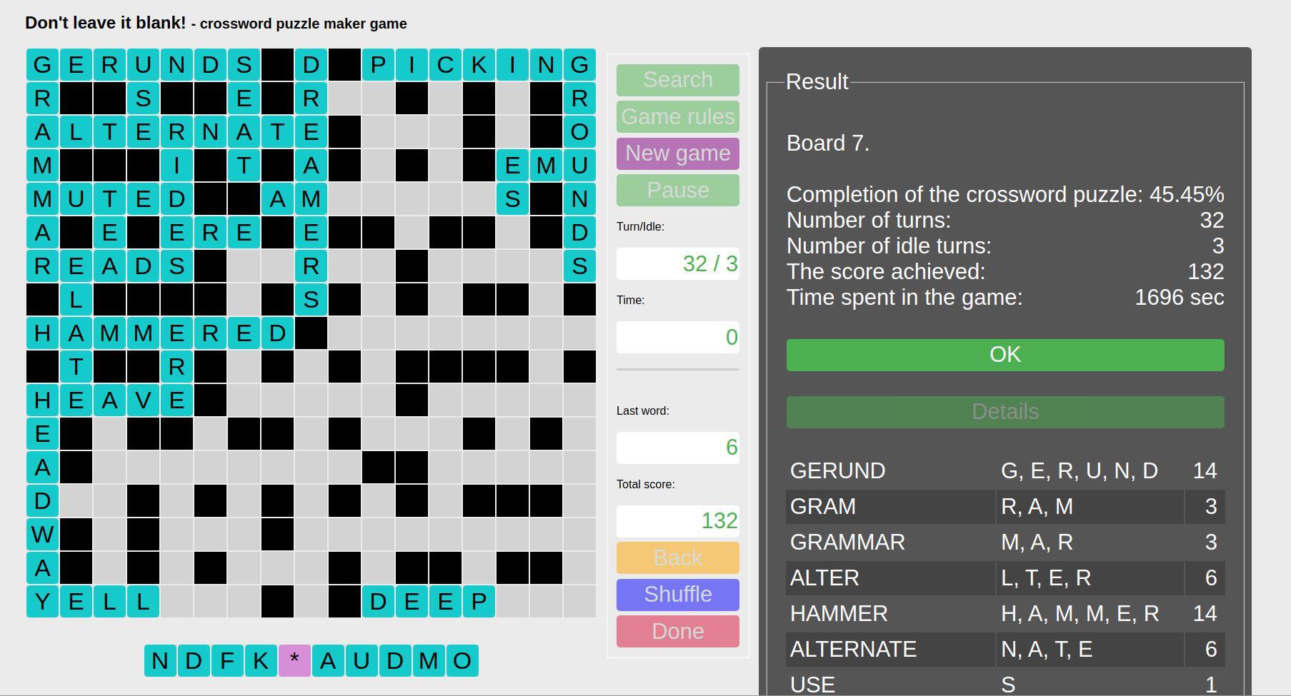 Don't Leave It Blank!