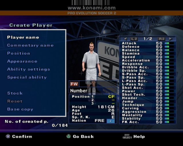 Pro Evolution Soccer 2 - Screenshot