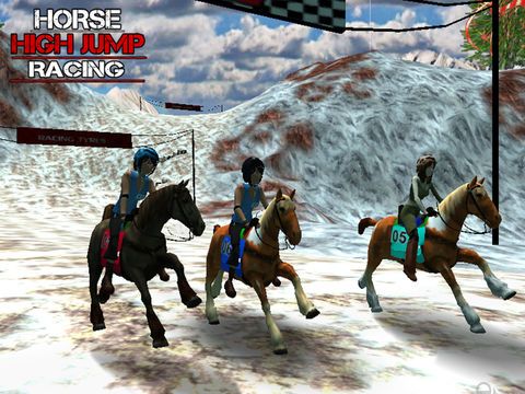 Horse High Jump Racing