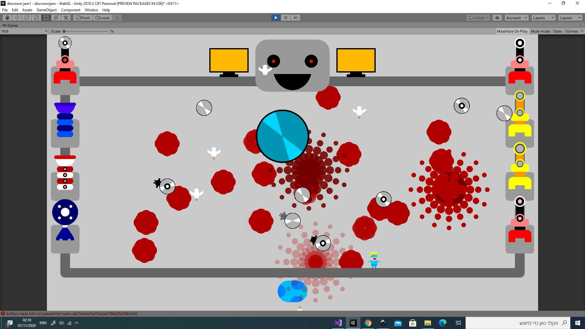 speed boy vs disc robot