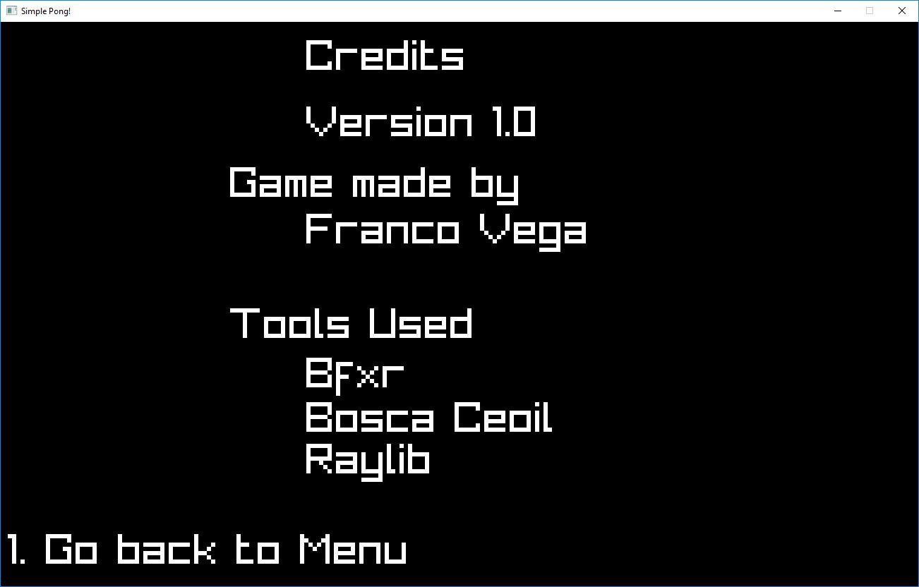 Simple! Pong [Raylib]