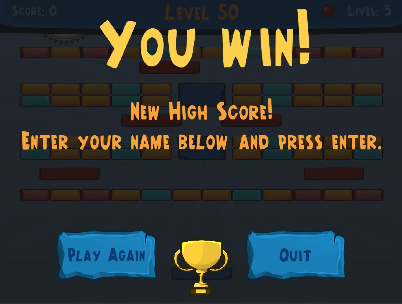 Brick! Bang!! Boom!!!