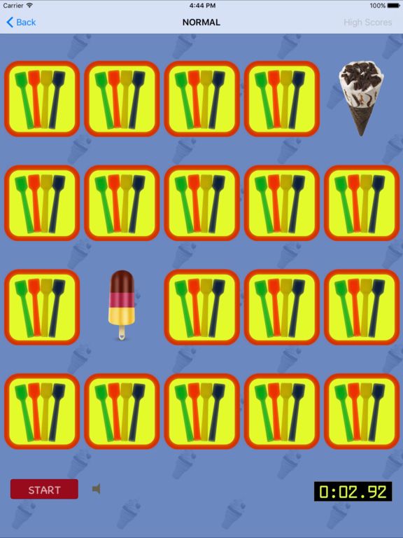 Ice Cream Matching Game