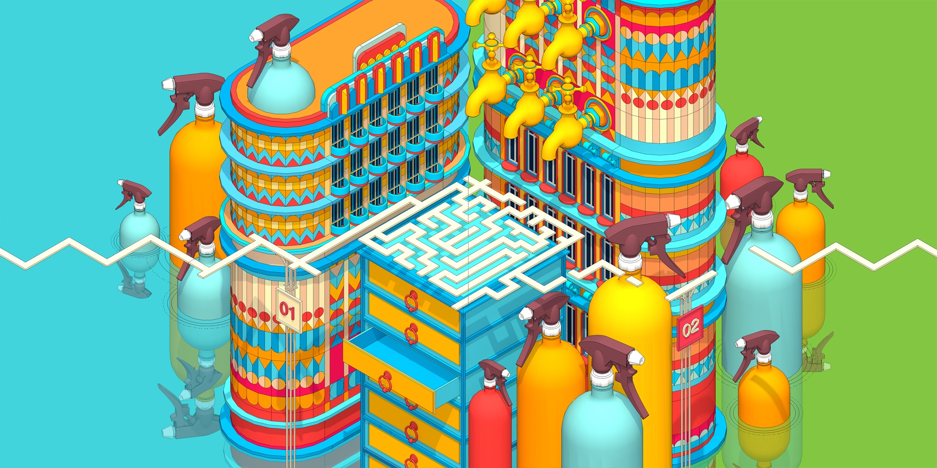 Folds of a Separation.