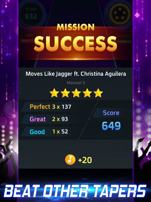 Tap Tap Tiles-Pop Music