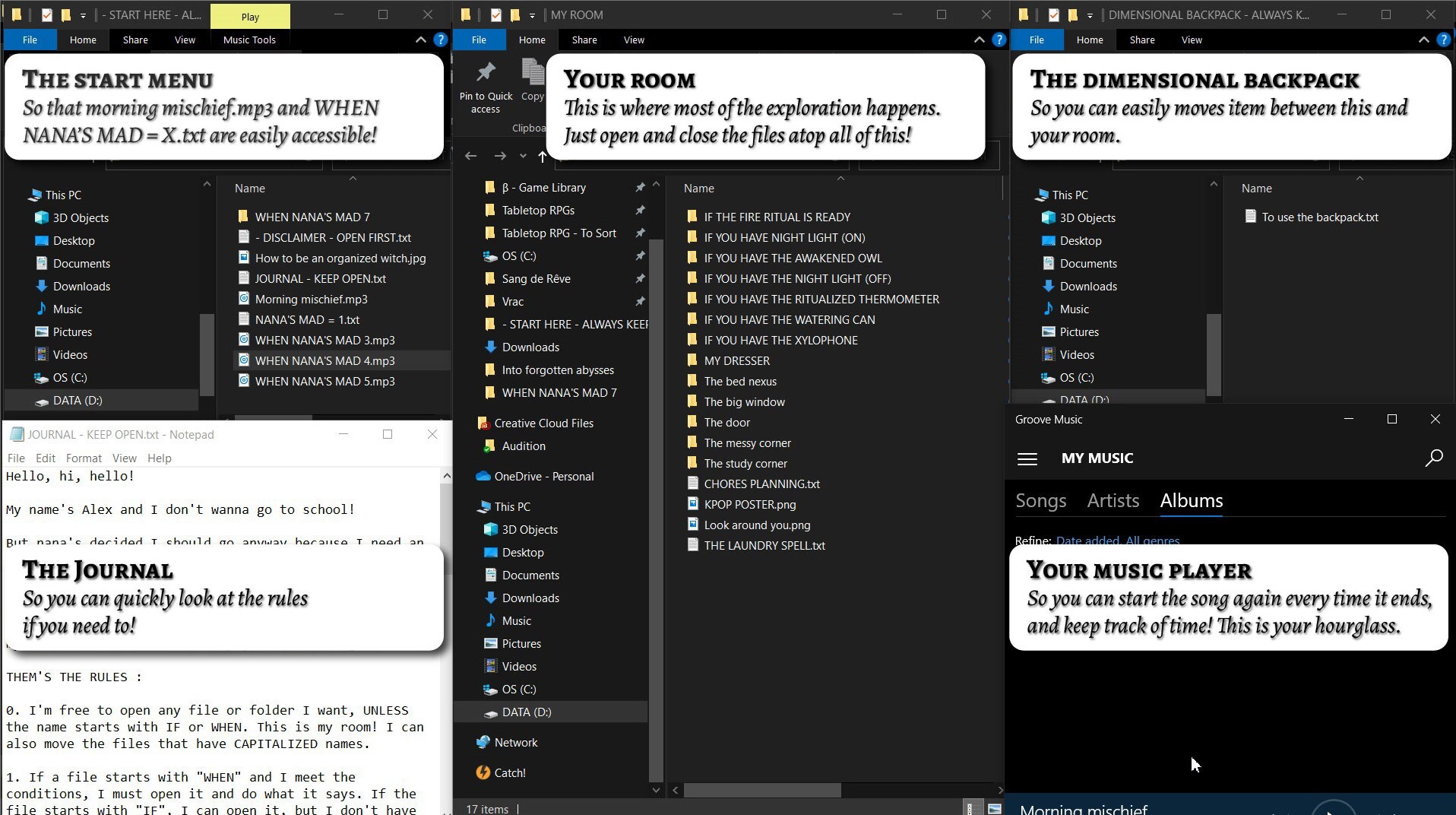 WHEN NANA SAYS IT'S TIME FOR SCHOOL