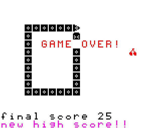 Snake, but you can only turn left