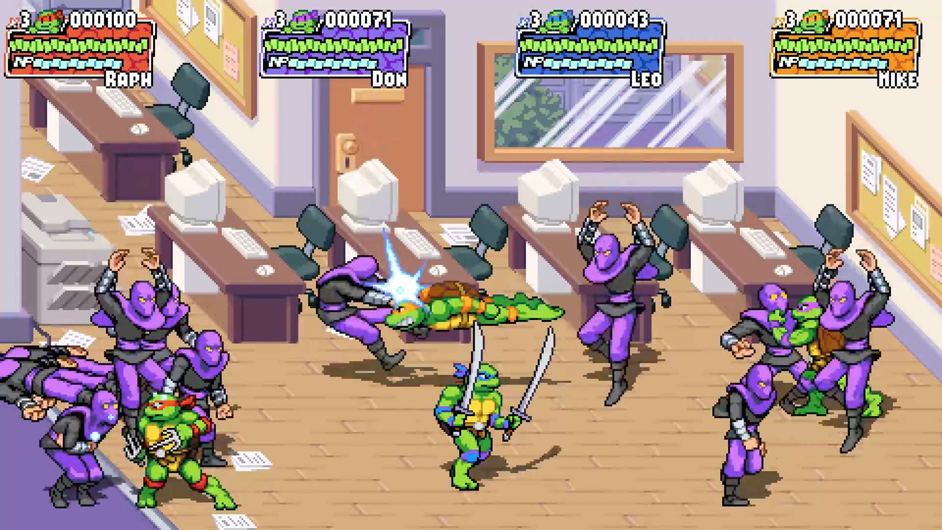 Fotos Do Slide do Jogo Teenage Mutant Ninja Turtles: Shredder's Revenge