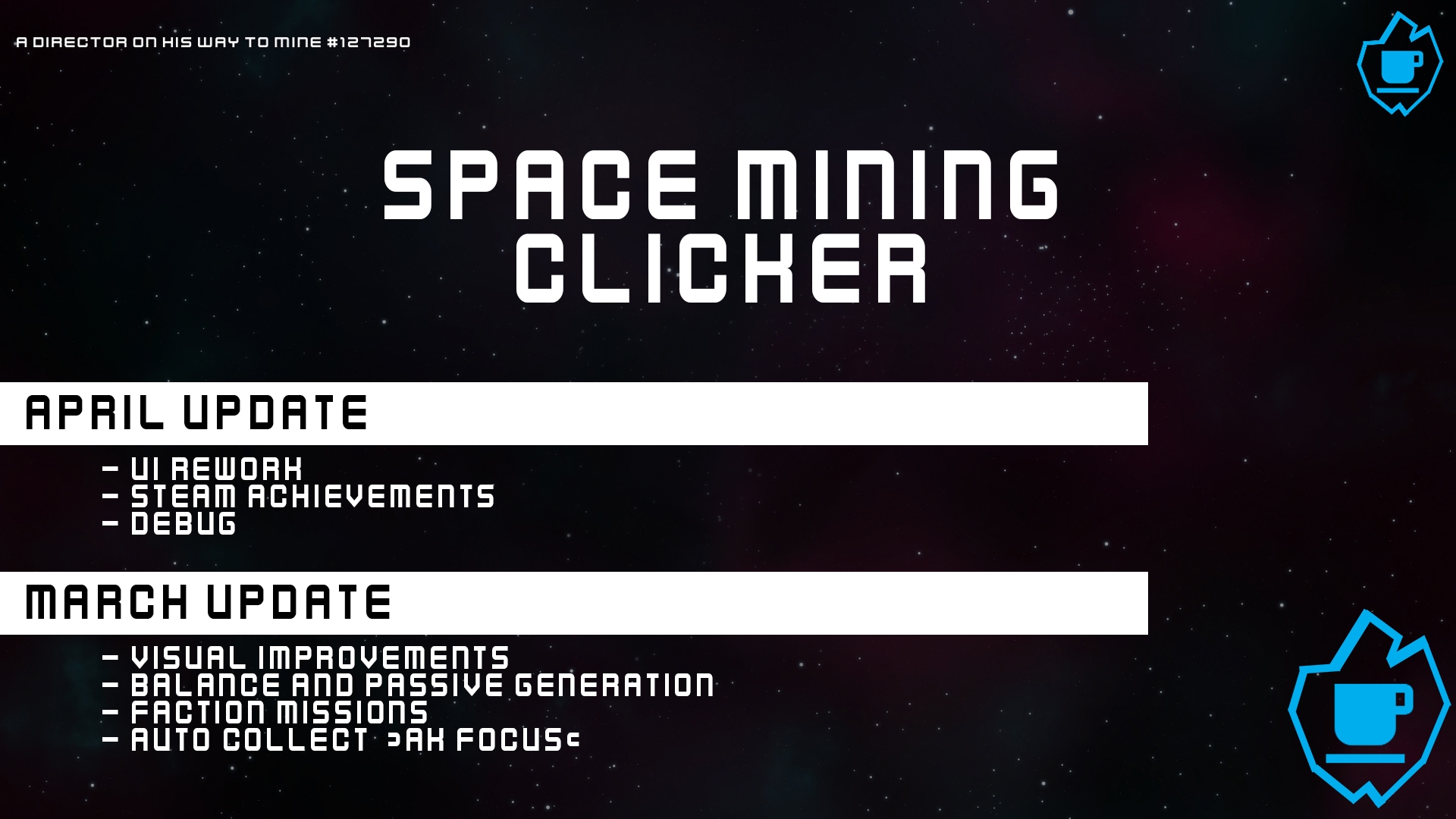 Space mining clicker