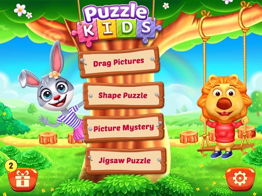 Puzzle Kids - Animals Shapes and Jigsaw Puzzles