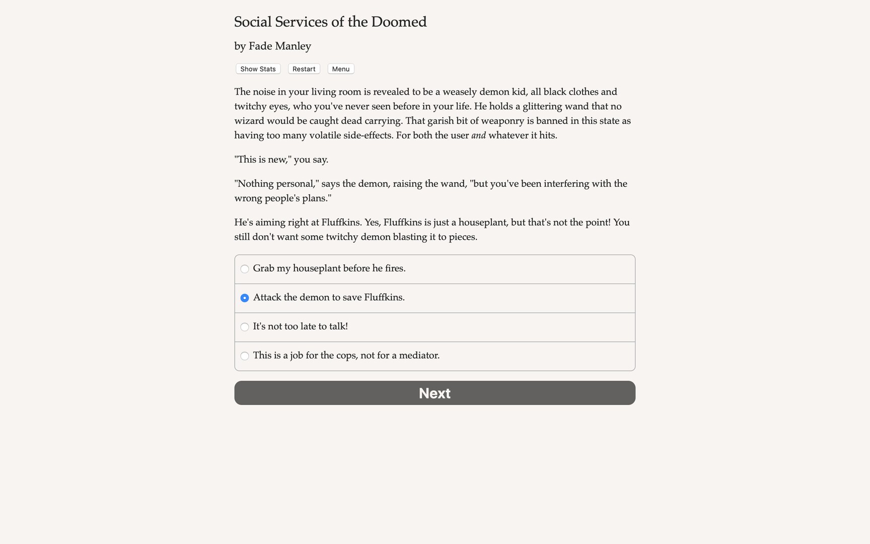 Social Services of the Doomed