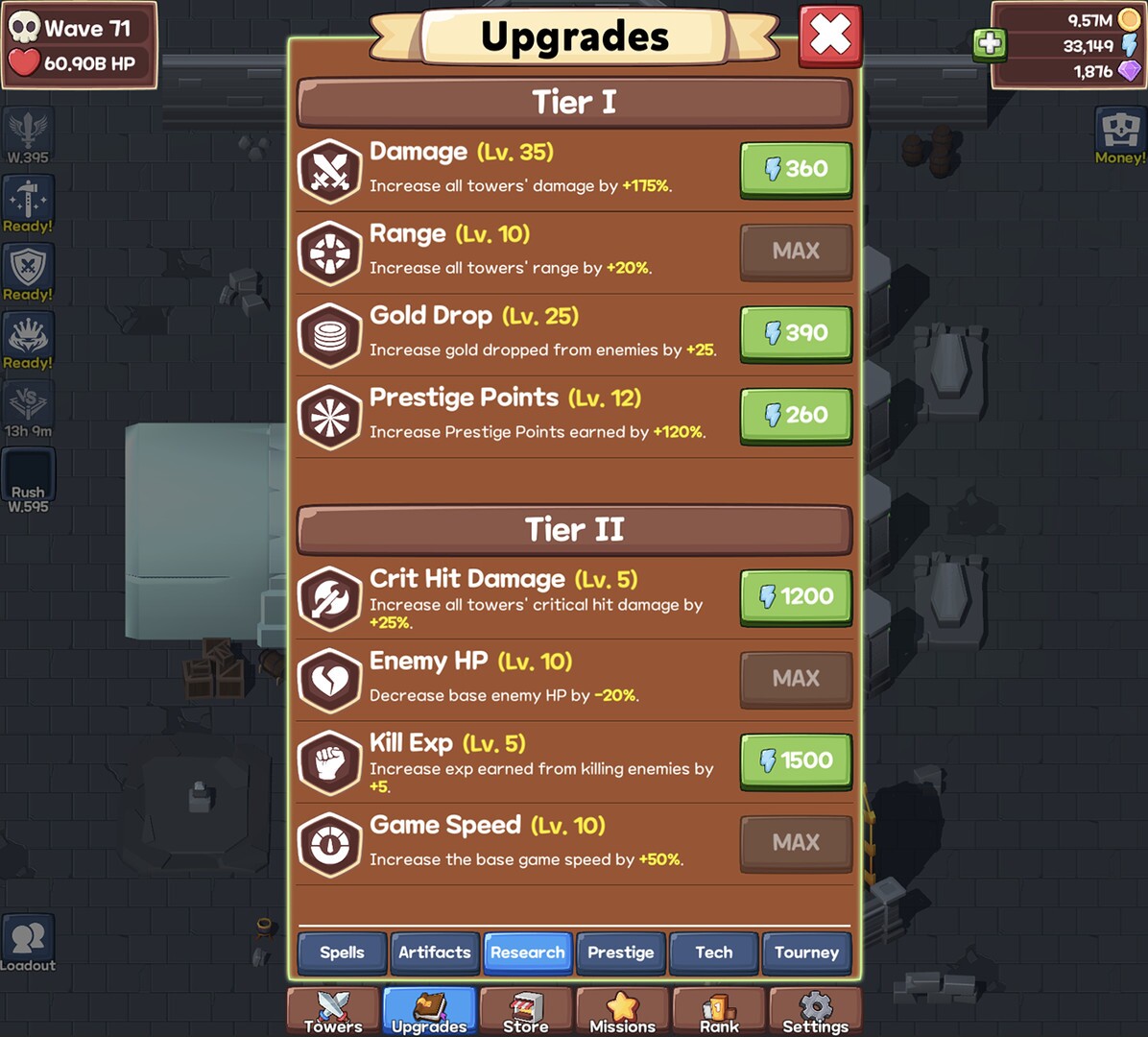 Idle Monster TD: Evolved