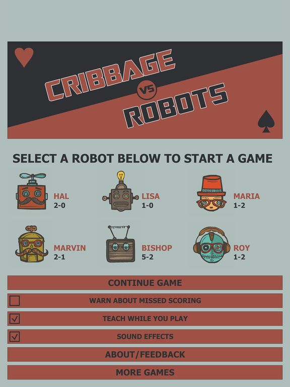 Cribbage vs Robots