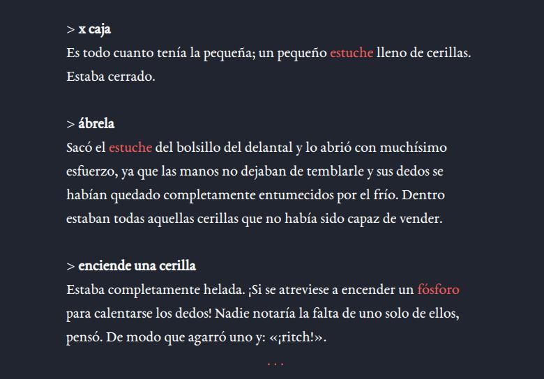 La pequeña cerillera