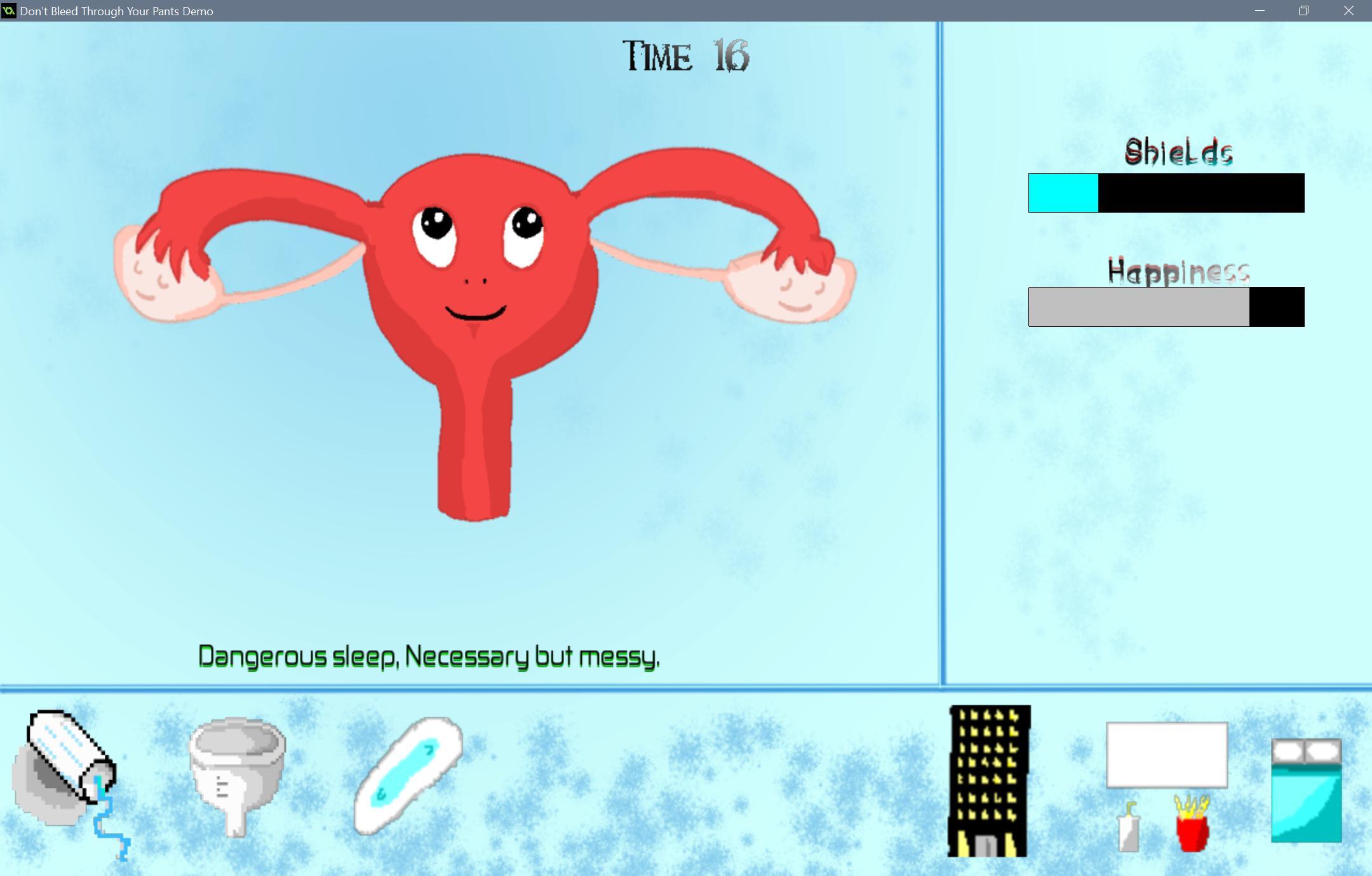 Don't Bleed Through Your Pants!